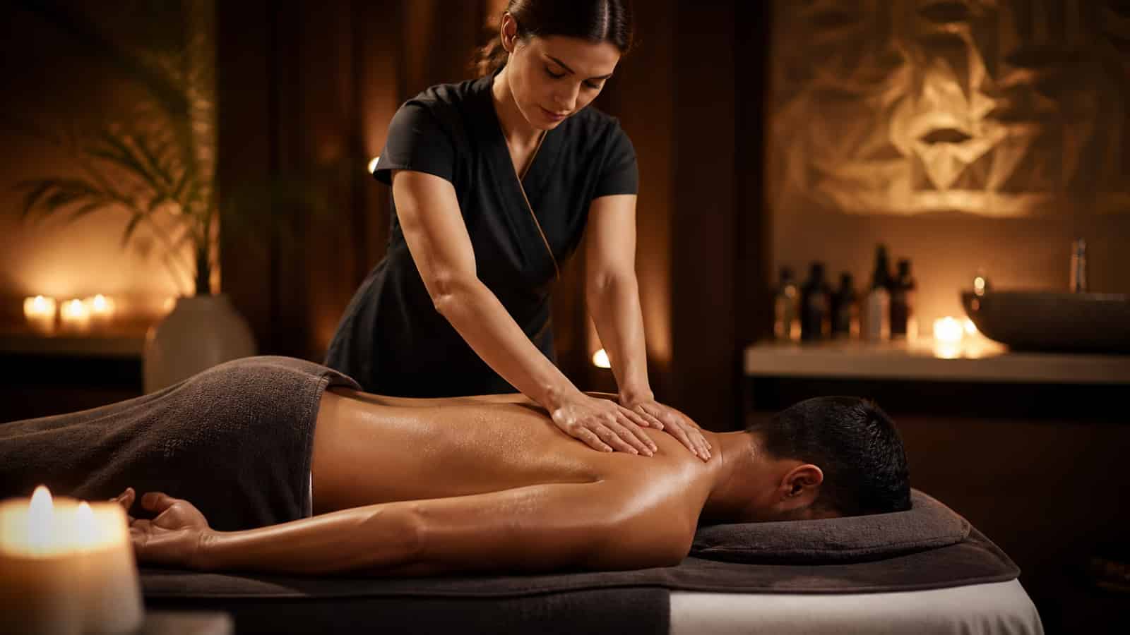 Deep tissue wellness therapy at Relaxio Spa